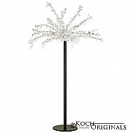 Tabletop Crystal Tree - 32'' Tall - Onyx Bronze w/ Clear Crystals