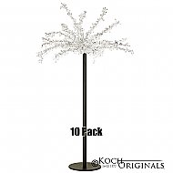 Tabletop Crystal Tree - 32'' Tall - 10 Pack - Onyx Bronze w/ Clear Crystals