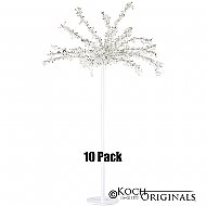 Tabletop Crystal Tree - 32'' Tall - 10 Pack - White w/ Clear Crystals