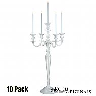 Hierarchy Candelabra - 40'' - 5 light - 10 Pack - White