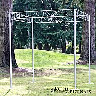 Chuppah - 8' - Frosted Silver