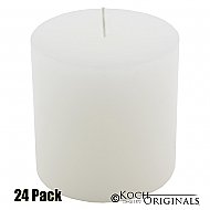 Pillar Candle - 3'' x 3'' - 12 Pack