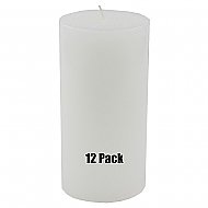 Pillar Candle - 3'' x 6'' - 12 Pack