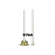 15'' Mechanical Candle - 10 Pack - White
