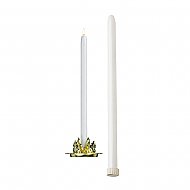 25'' Mechanical Candle - Each -  White