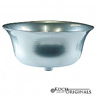 Prestige Series Flower Bowl - Frosted Silver