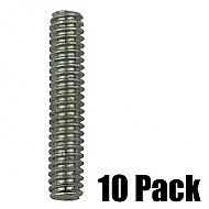 1/4'' Threaded Stud - Zinc - 10 Pack