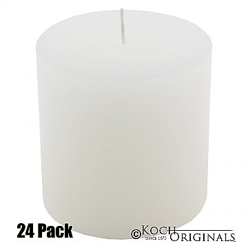 Pillar Candle - 3'' x 3'' - 12 Pack