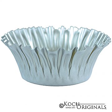 Flower Bowl - 8'' - Frosted Silver