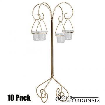 30'' Tall Tabletop Candelabra - Willow Style - 10 Pack - Gold Leaf