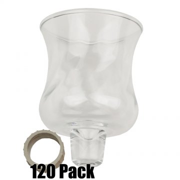 Glass Peg Votives - 120 Pack  Votives