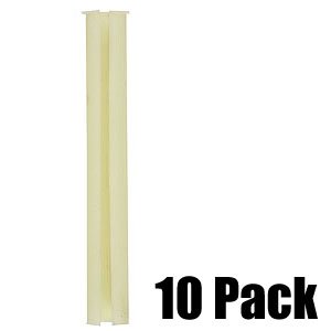 6'' White Plastic Bushing for Adjusting Rod - 10 Pack